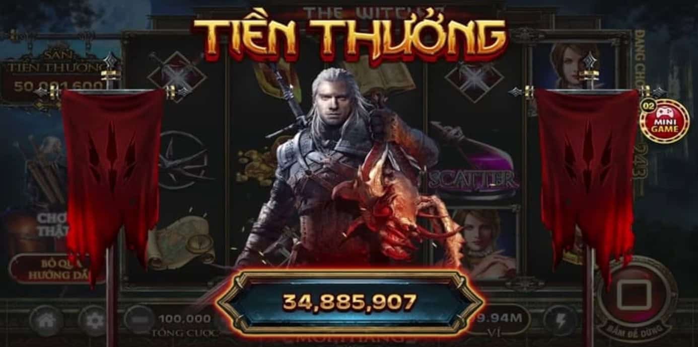 Gợi ý các sảnh game Nổ Hũ The Witcher quốc tế đáng giải trí tại 12Bet